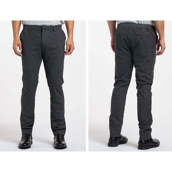 Civil Society Brooklyn Chino Pants 34x30 READ 36x30 Gray Elastic Waist SOFT - Picture 1 of 16
